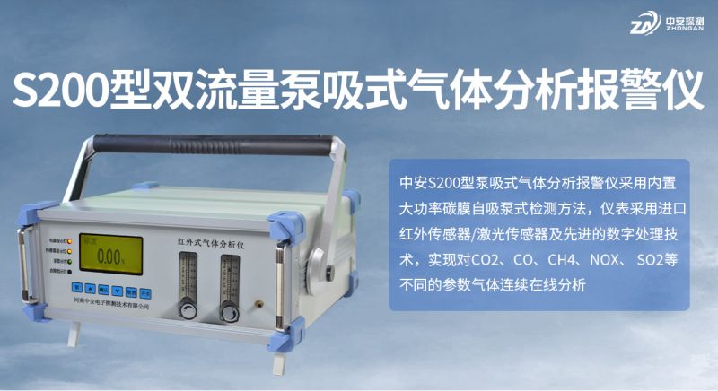 中安探測S200氣體分析儀：以扎實的技術(shù)積累，筑牢氣體檢測防線