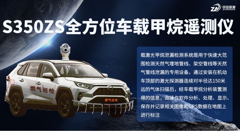 S350ZS車(chē)載甲烷遙測(cè)儀：激光檢測(cè)技術(shù)與燃?xì)夤芫W(wǎng)巡檢應(yīng)用